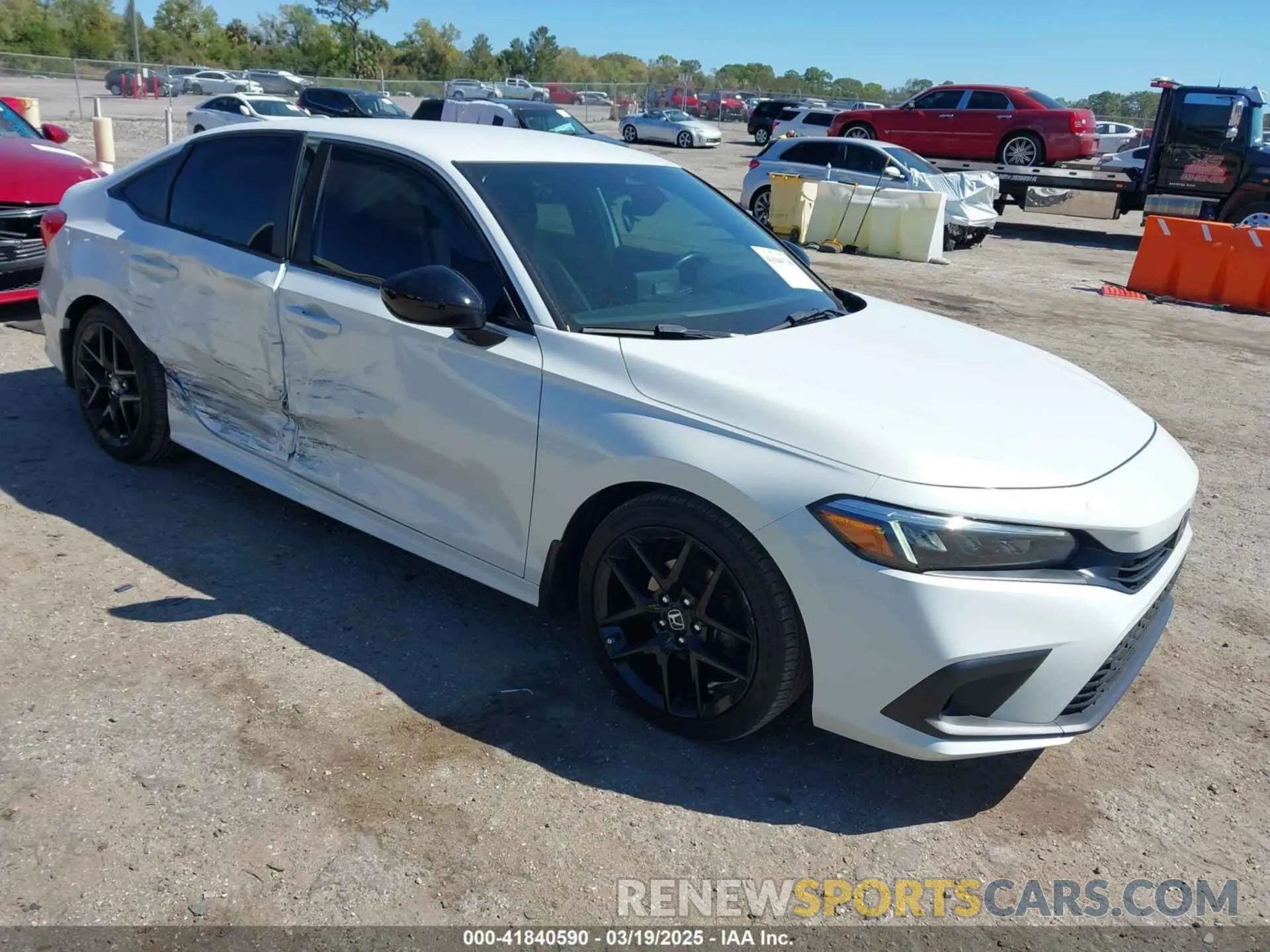 1 Photograph of a damaged car 2HGFE2F59NH502312 HONDA CIVIC 2022