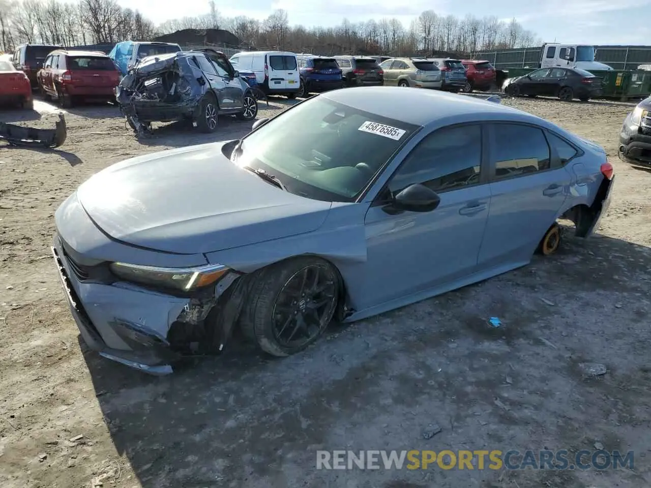1 Photograph of a damaged car 2HGFE2F59NH515108 HONDA CIVIC 2022