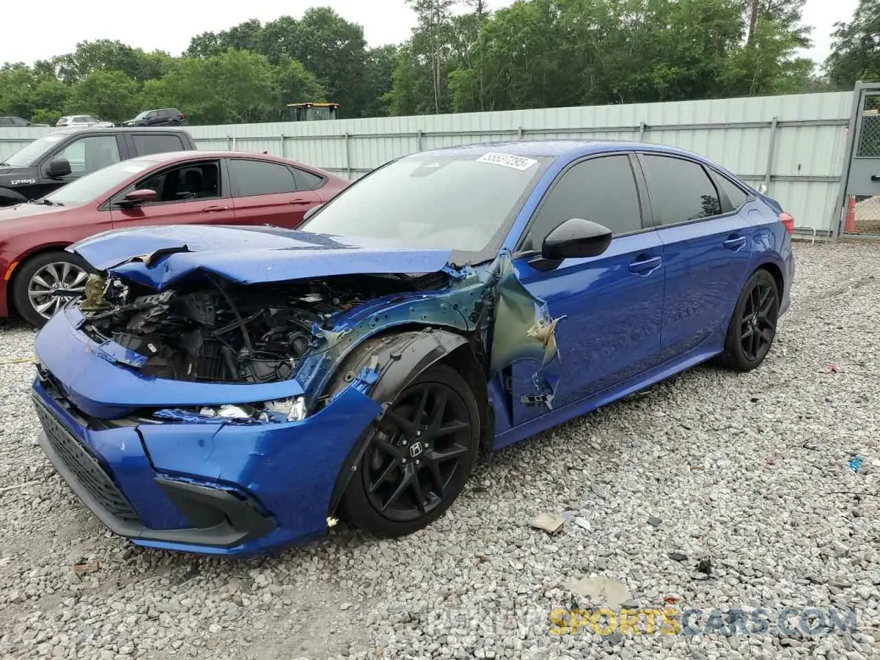 1 Photograph of a damaged car 2HGFE2F59NH548707 HONDA CIVIC 2022