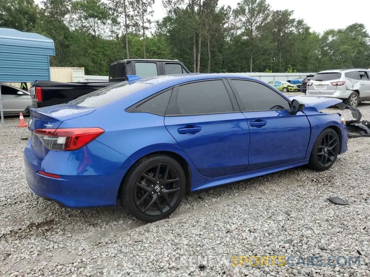 3 Photograph of a damaged car 2HGFE2F59NH548707 HONDA CIVIC 2022