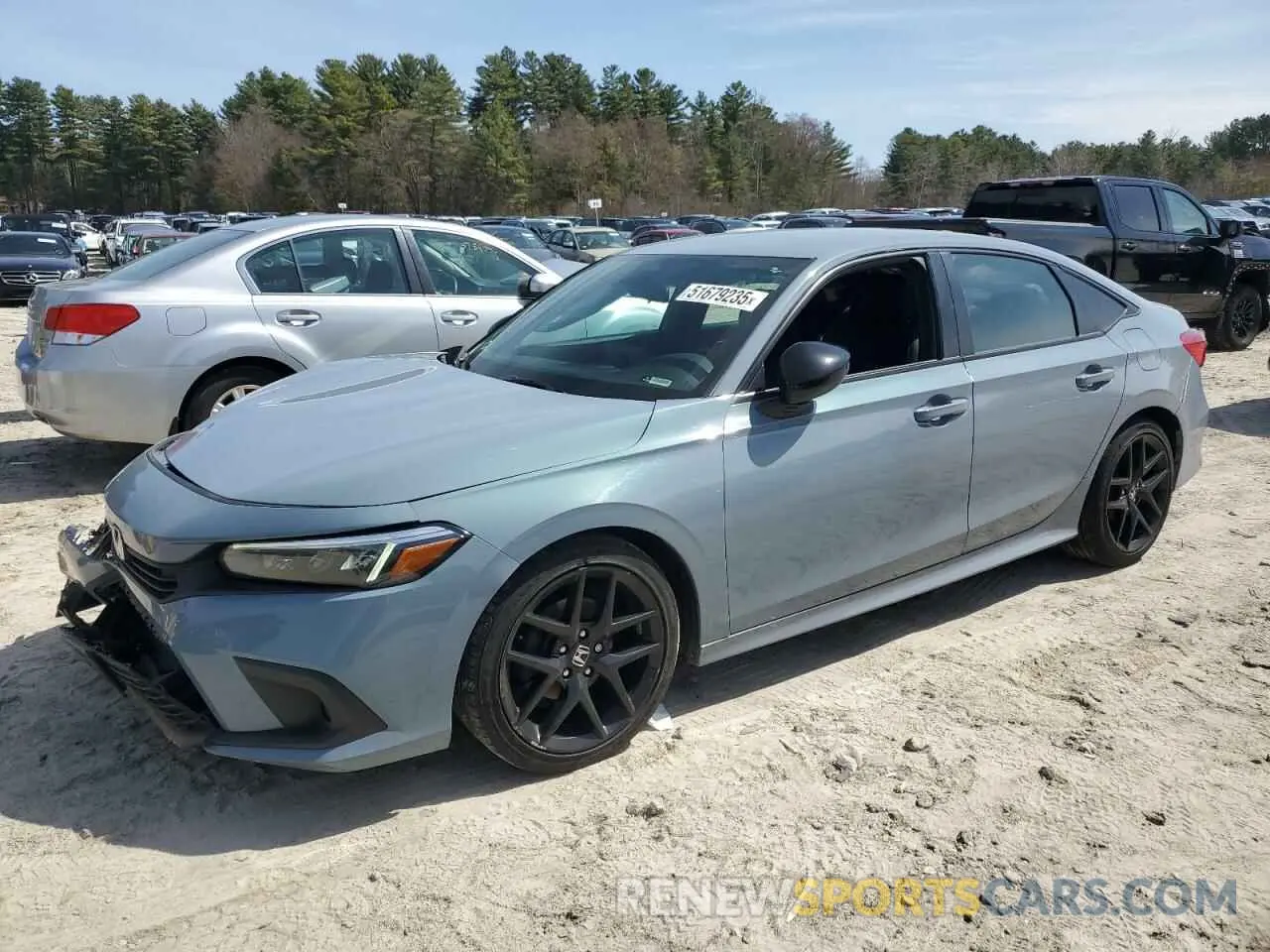 1 Photograph of a damaged car 2HGFE2F59NH559688 HONDA CIVIC 2022