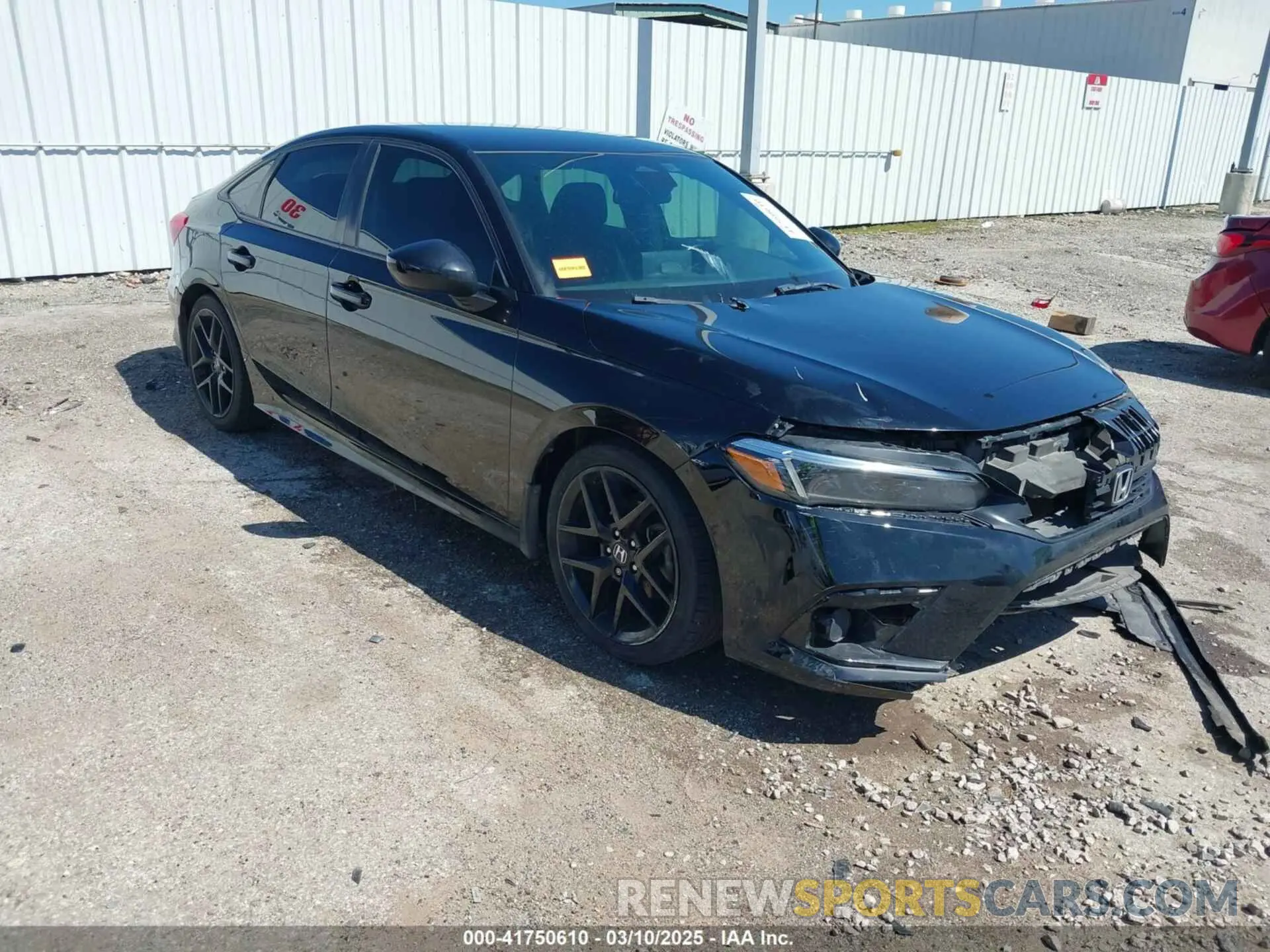 1 Photograph of a damaged car 2HGFE2F59NH563840 HONDA CIVIC 2022