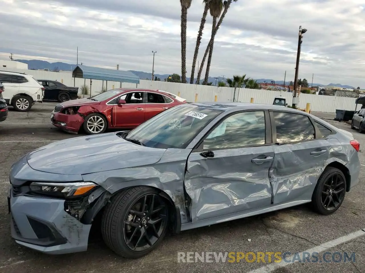 1 Photograph of a damaged car 2HGFE2F59NH571307 HONDA CIVIC 2022