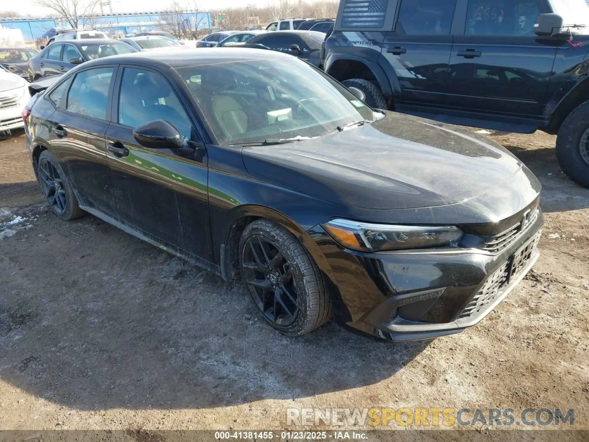 1 Photograph of a damaged car 2HGFE2F59NH571436 HONDA CIVIC 2022