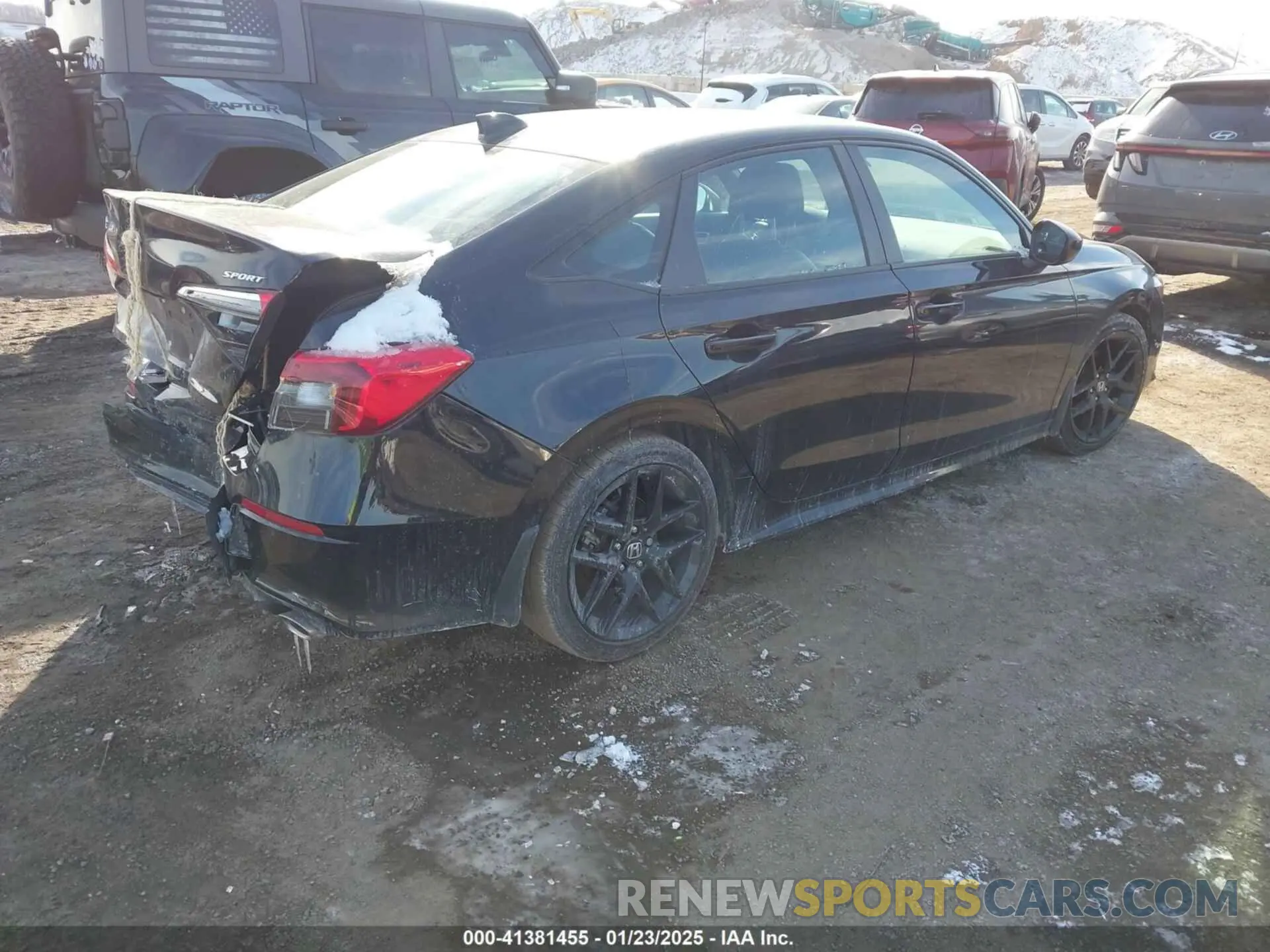 4 Photograph of a damaged car 2HGFE2F59NH571436 HONDA CIVIC 2022