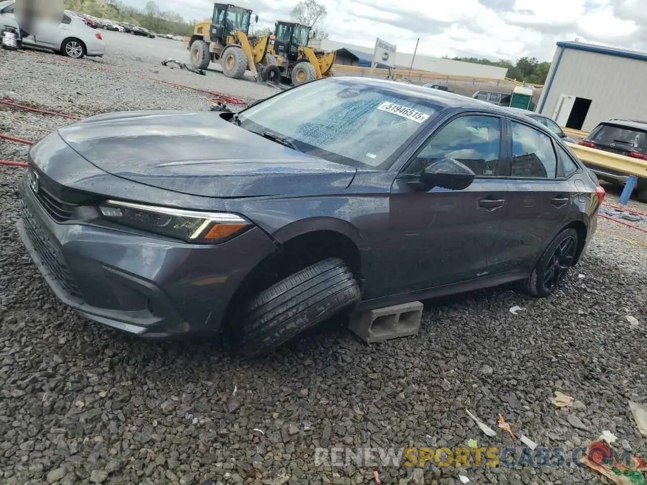 1 Photograph of a damaged car 2HGFE2F59NH577169 HONDA CIVIC 2022