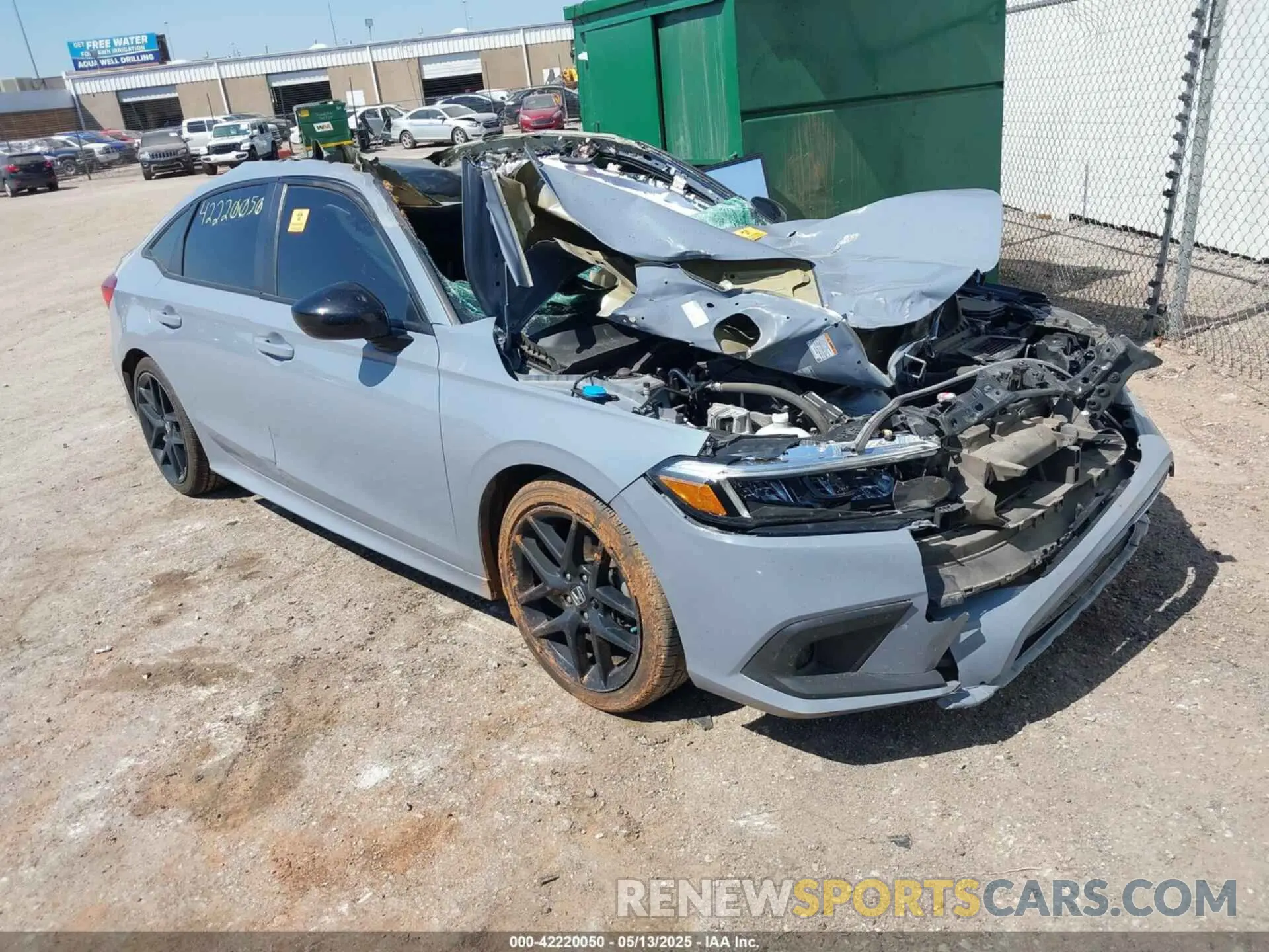 1 Photograph of a damaged car 2HGFE2F59NH585224 HONDA CIVIC 2022