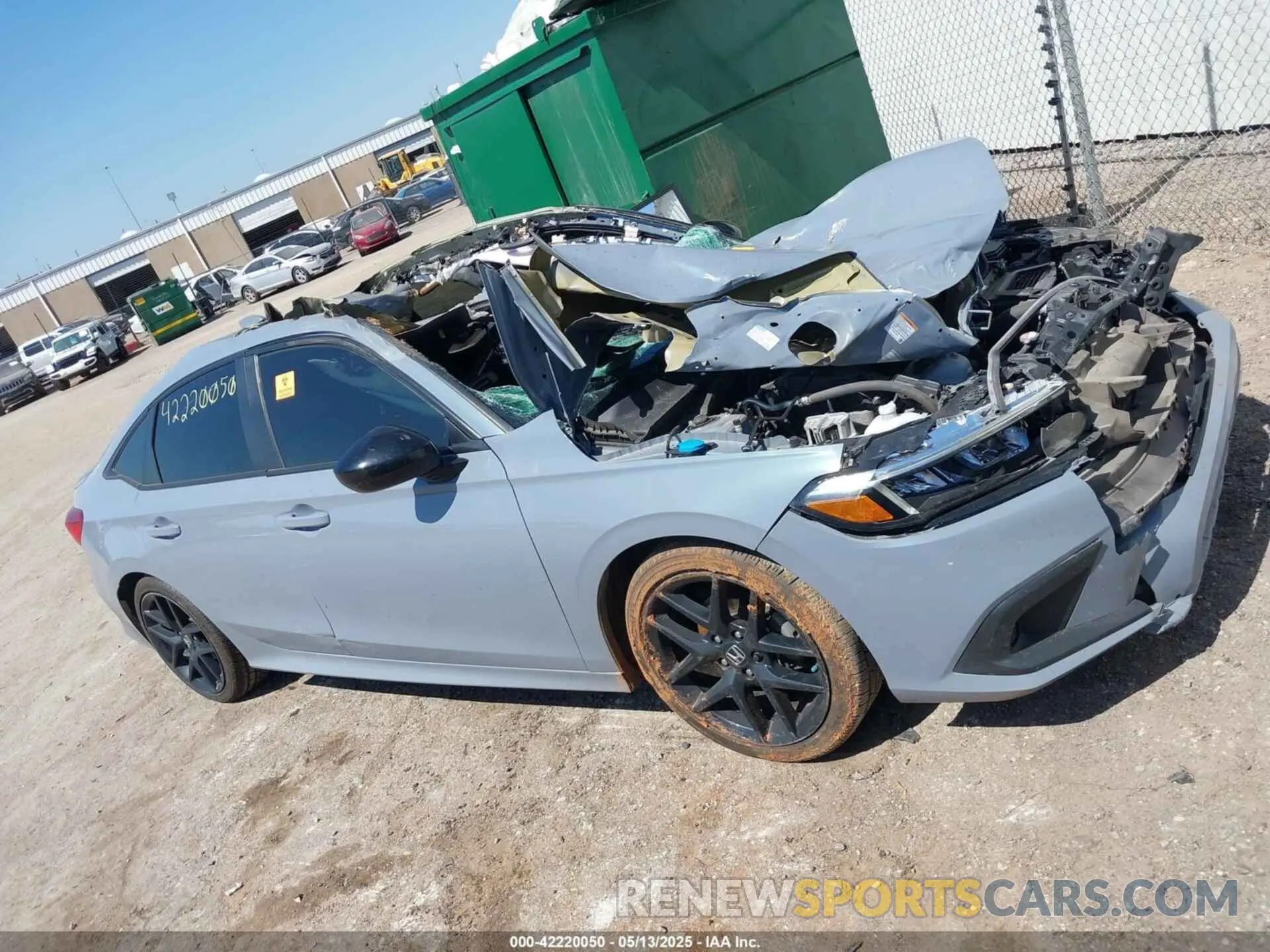 13 Photograph of a damaged car 2HGFE2F59NH585224 HONDA CIVIC 2022