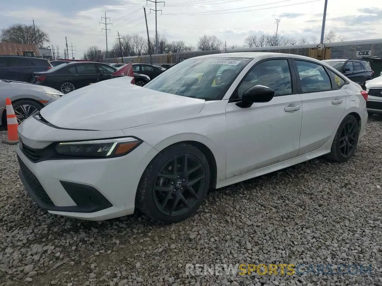 1 Photograph of a damaged car 2HGFE2F59NH591427 HONDA CIVIC 2022