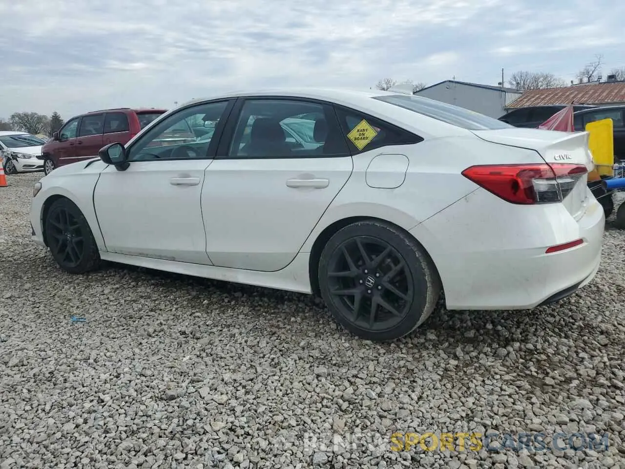 2 Photograph of a damaged car 2HGFE2F59NH591427 HONDA CIVIC 2022
