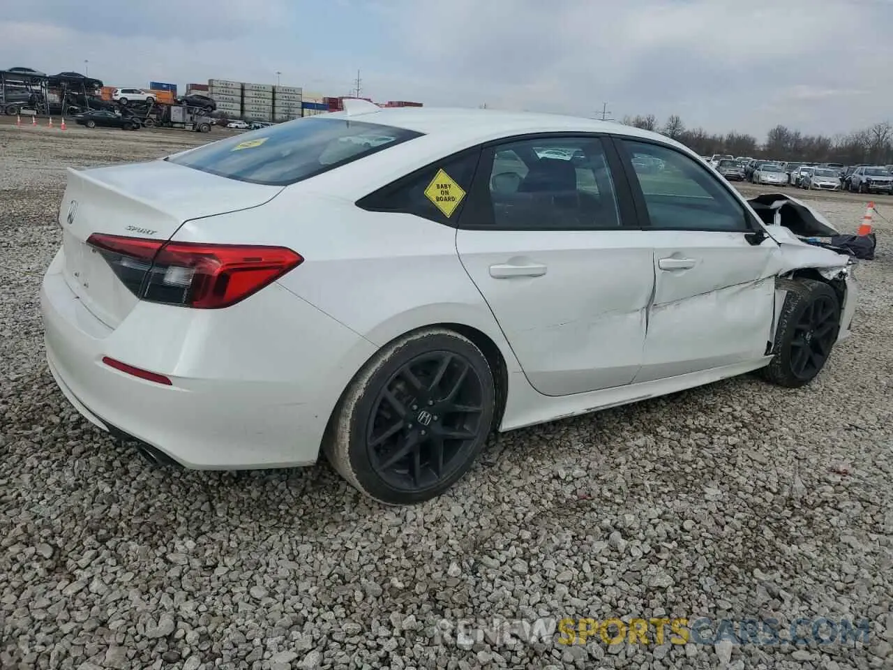 3 Photograph of a damaged car 2HGFE2F59NH591427 HONDA CIVIC 2022