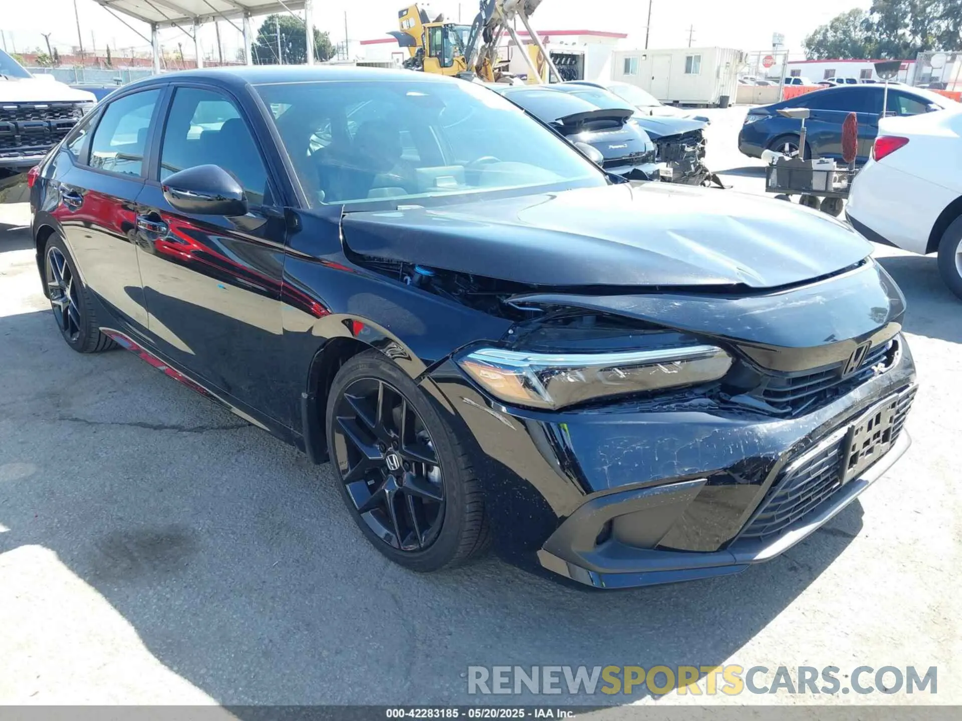 1 Photograph of a damaged car 2HGFE2F59NH601695 HONDA CIVIC 2022