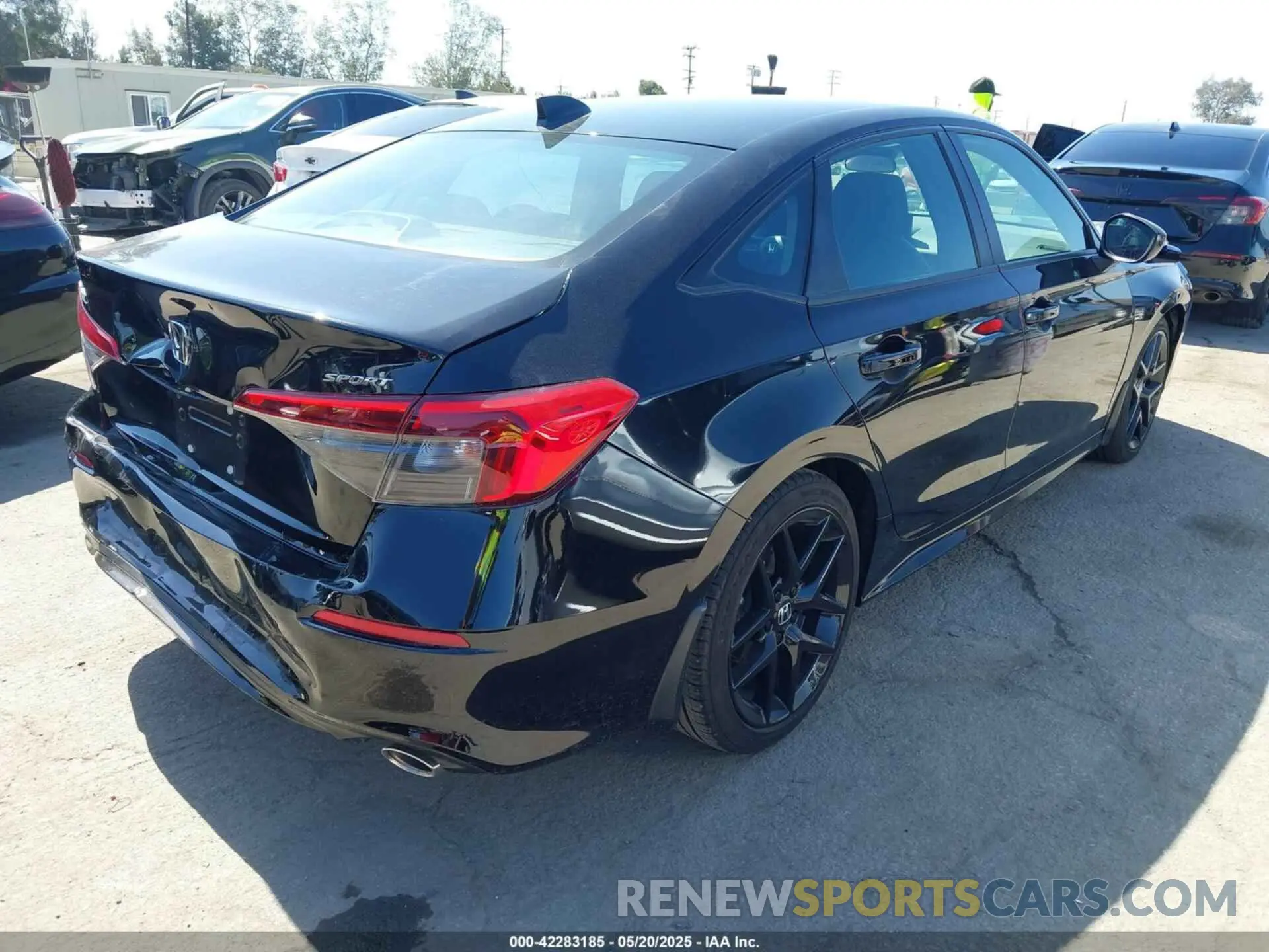 4 Photograph of a damaged car 2HGFE2F59NH601695 HONDA CIVIC 2022