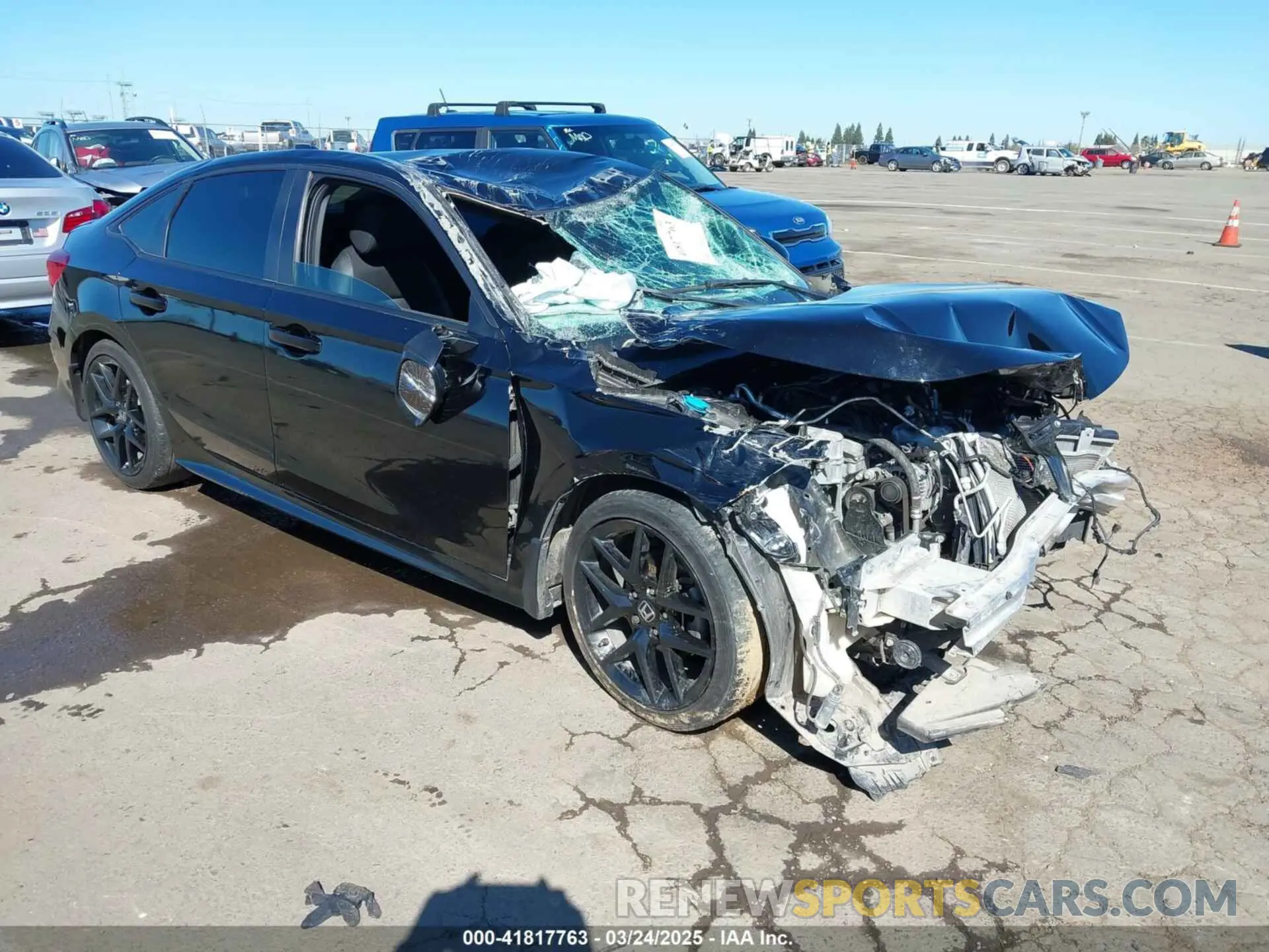 1 Photograph of a damaged car 2HGFE2F59NH603706 HONDA CIVIC 2022