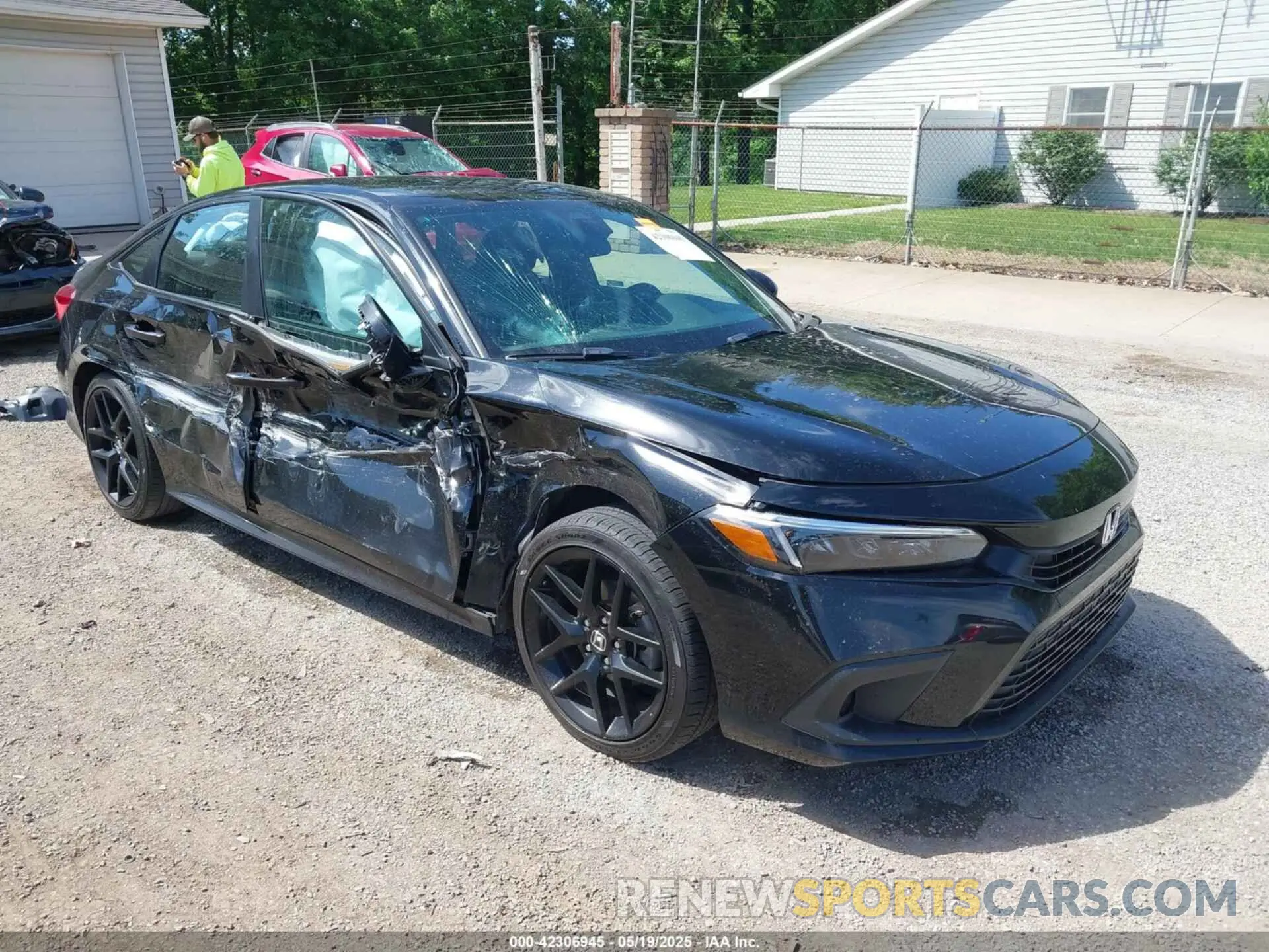 1 Photograph of a damaged car 2HGFE2F59NH608081 HONDA CIVIC 2022
