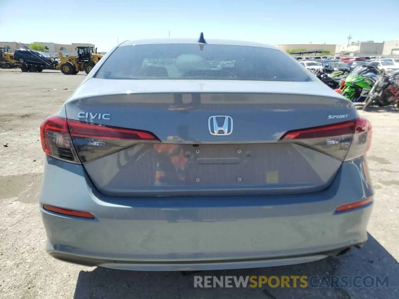 6 Photograph of a damaged car 2HGFE2F59NH608162 HONDA CIVIC 2022