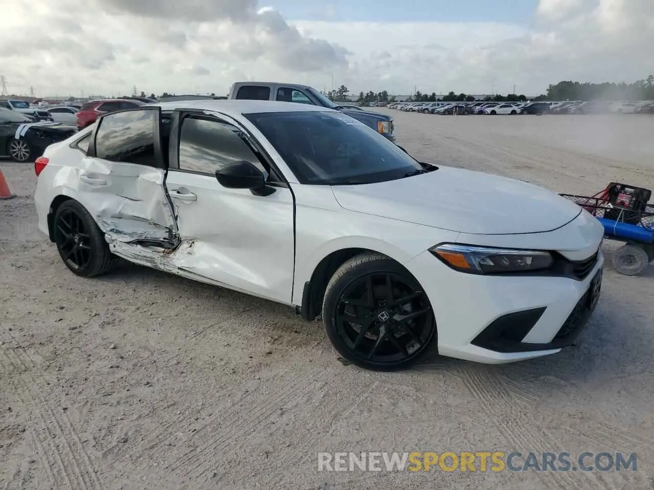 4 Photograph of a damaged car 2HGFE2F59NH608730 HONDA CIVIC 2022