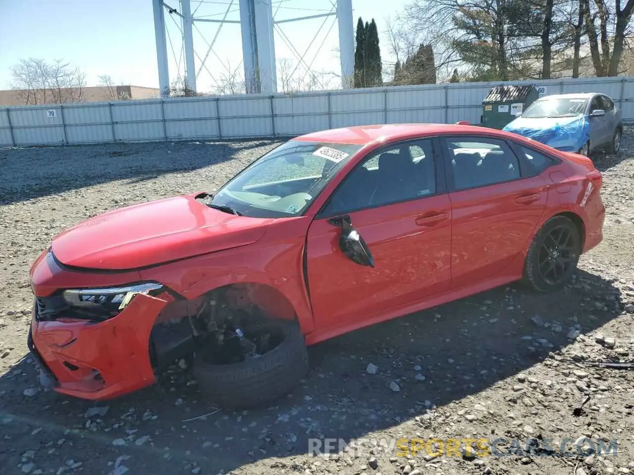1 Photograph of a damaged car 2HGFE2F5XNH503517 HONDA CIVIC 2022
