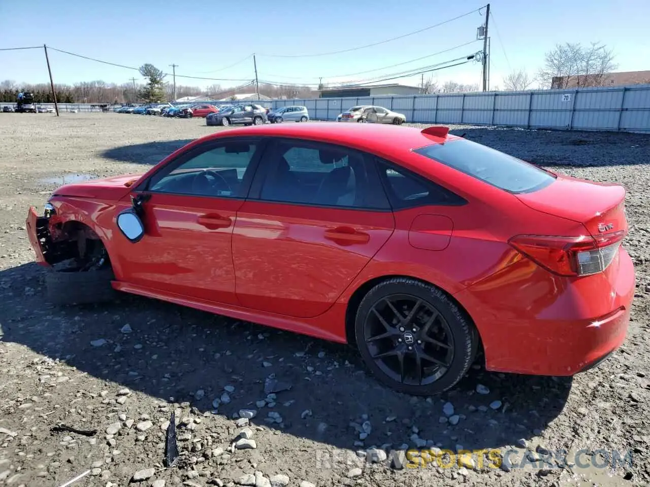 2 Photograph of a damaged car 2HGFE2F5XNH503517 HONDA CIVIC 2022