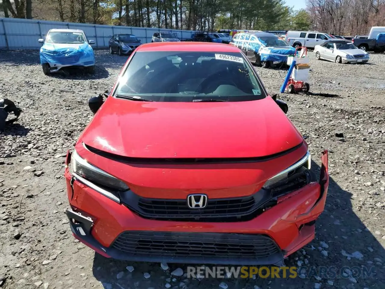 5 Photograph of a damaged car 2HGFE2F5XNH503517 HONDA CIVIC 2022