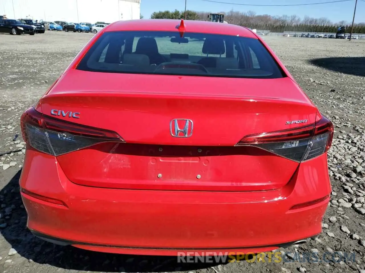 6 Photograph of a damaged car 2HGFE2F5XNH503517 HONDA CIVIC 2022