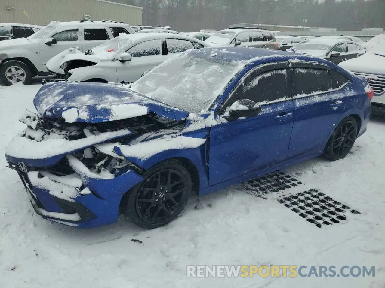1 Photograph of a damaged car 2HGFE2F5XNH504893 HONDA CIVIC 2022