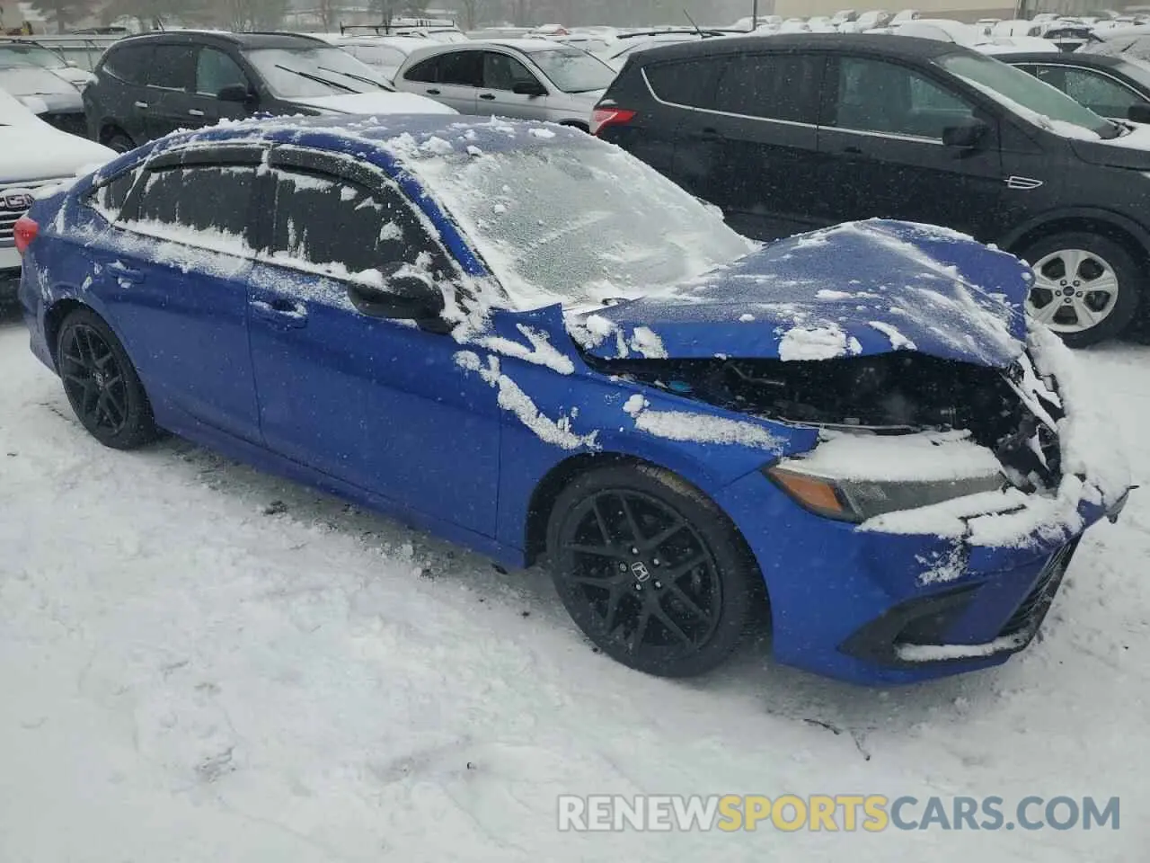4 Photograph of a damaged car 2HGFE2F5XNH504893 HONDA CIVIC 2022