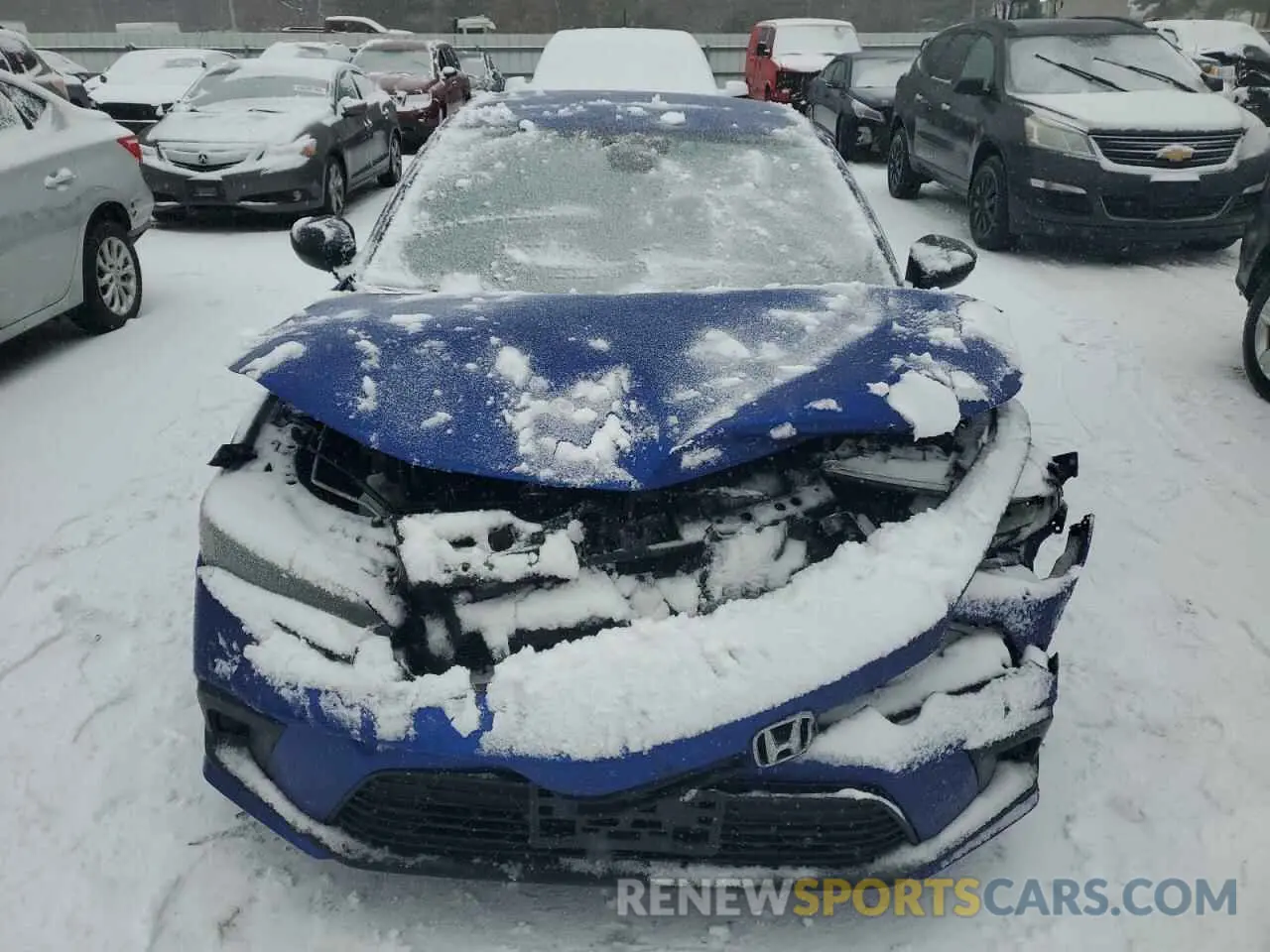 5 Photograph of a damaged car 2HGFE2F5XNH504893 HONDA CIVIC 2022