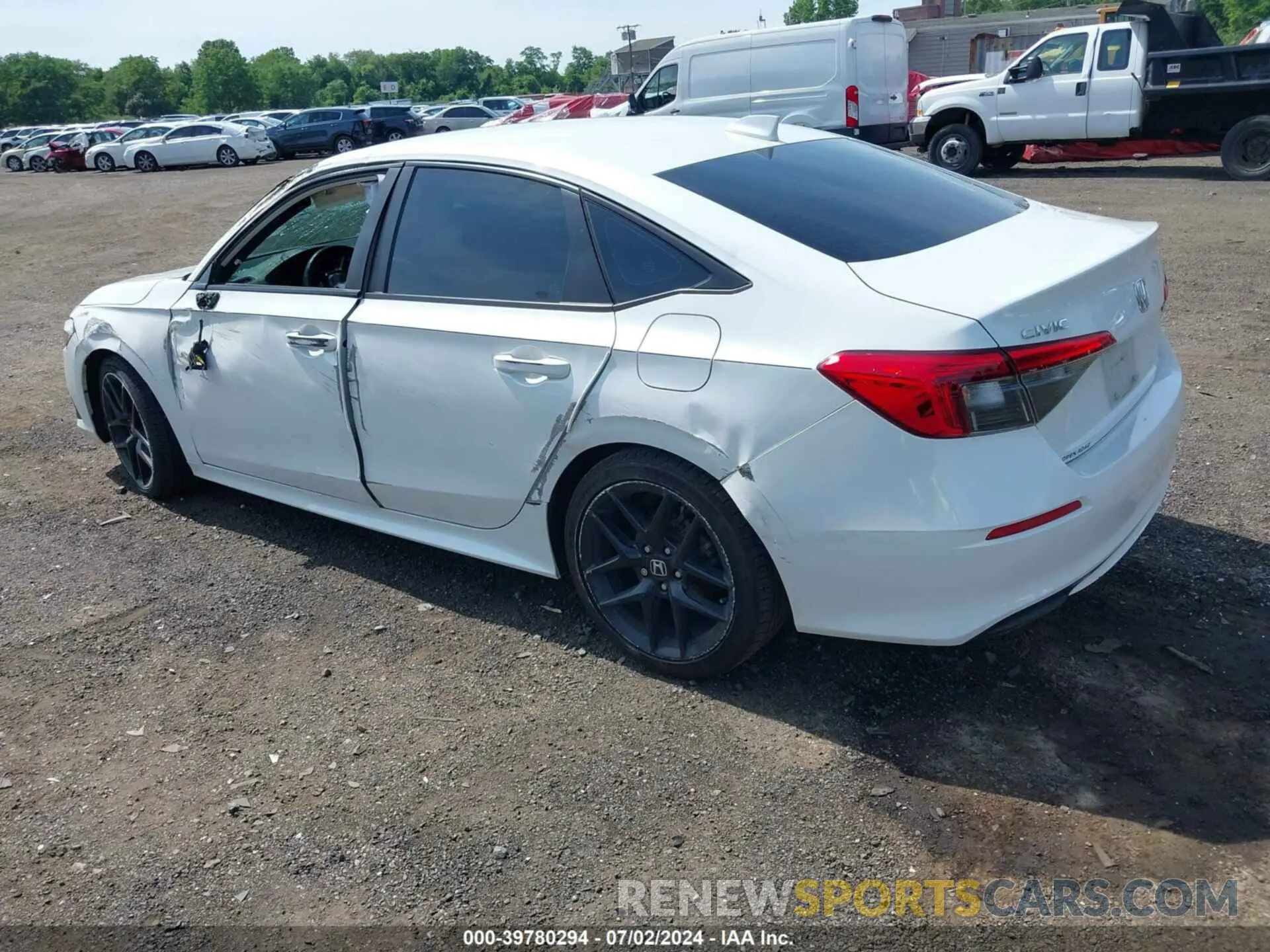 3 Photograph of a damaged car 2HGFE2F5XNH505221 HONDA CIVIC 2022