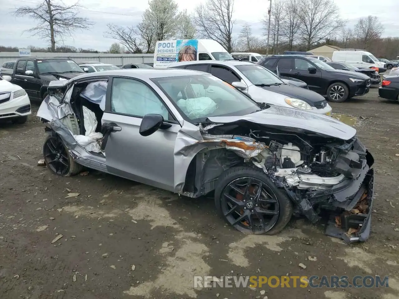 4 Photograph of a damaged car 2HGFE2F5XNH511357 HONDA CIVIC 2022