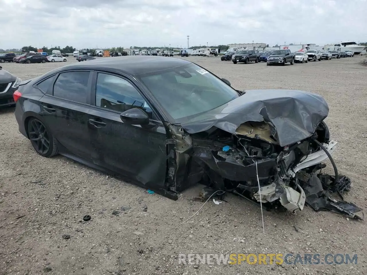 4 Photograph of a damaged car 2HGFE2F5XNH514937 HONDA CIVIC 2022