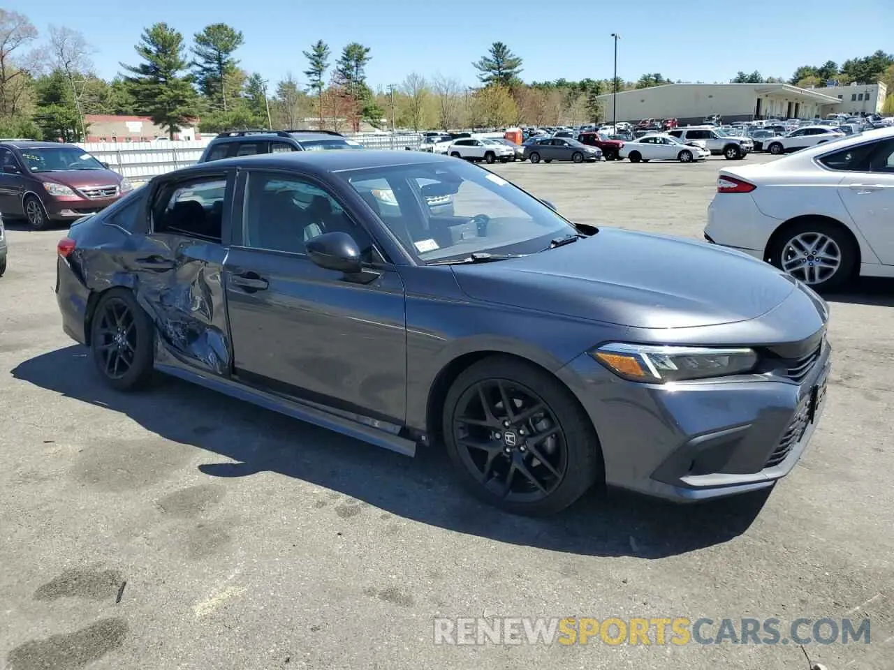4 Photograph of a damaged car 2HGFE2F5XNH515912 HONDA CIVIC 2022