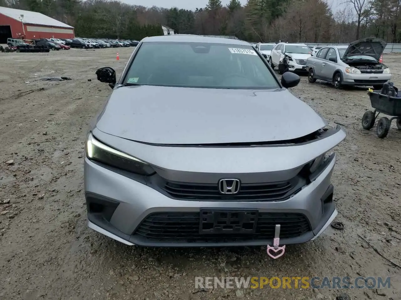 5 Photograph of a damaged car 2HGFE2F5XNH525548 HONDA CIVIC 2022