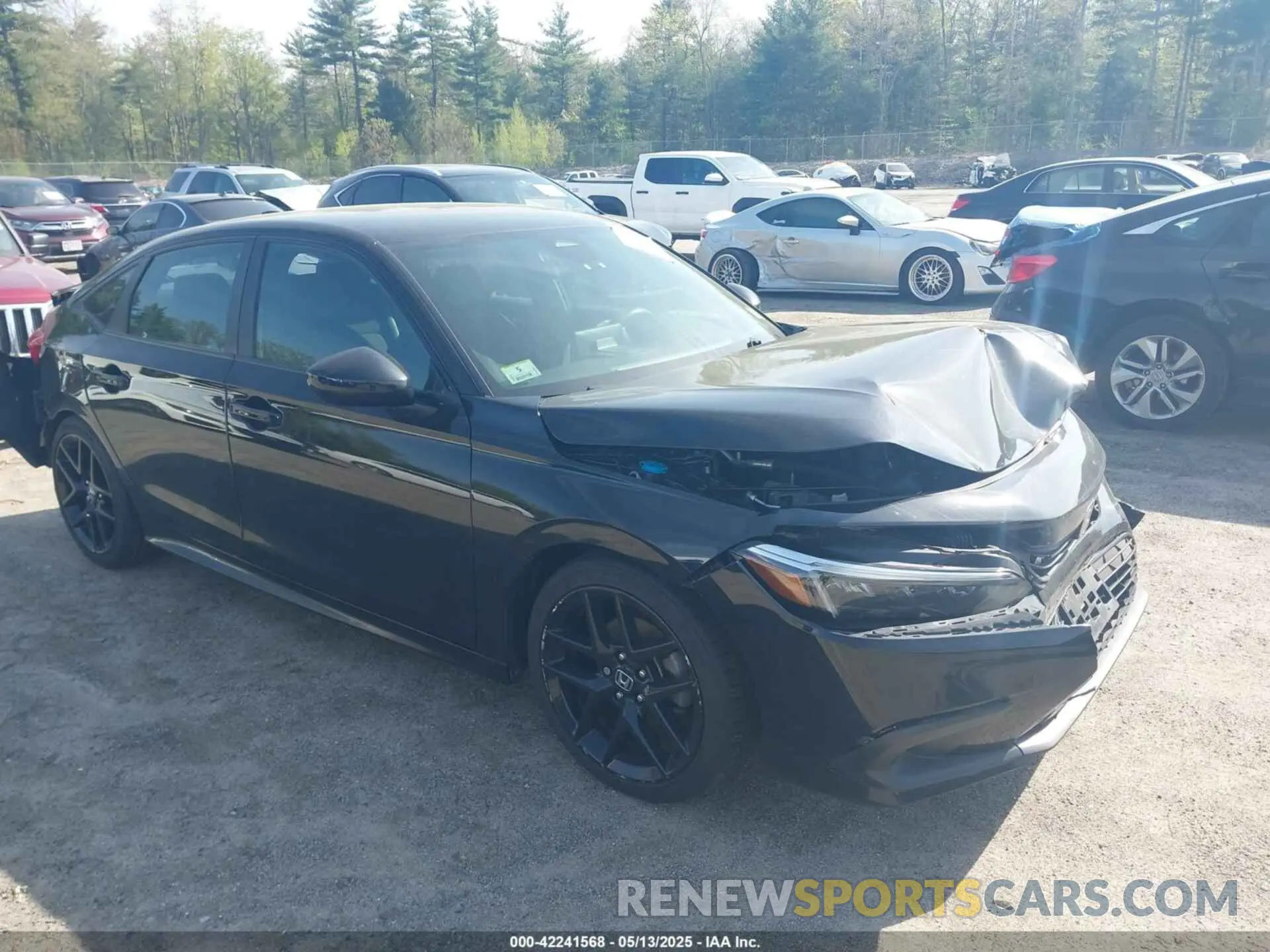1 Photograph of a damaged car 2HGFE2F5XNH527381 HONDA CIVIC 2022