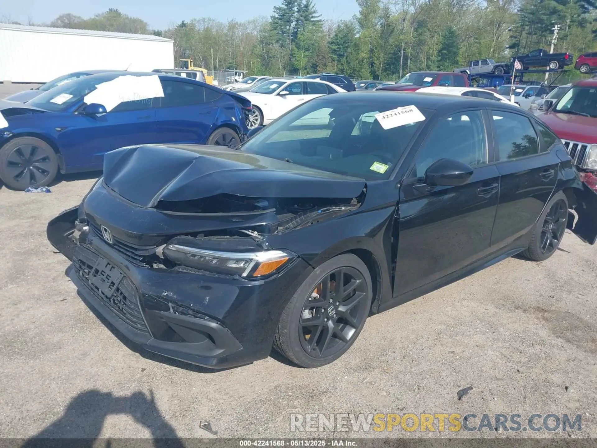 2 Photograph of a damaged car 2HGFE2F5XNH527381 HONDA CIVIC 2022