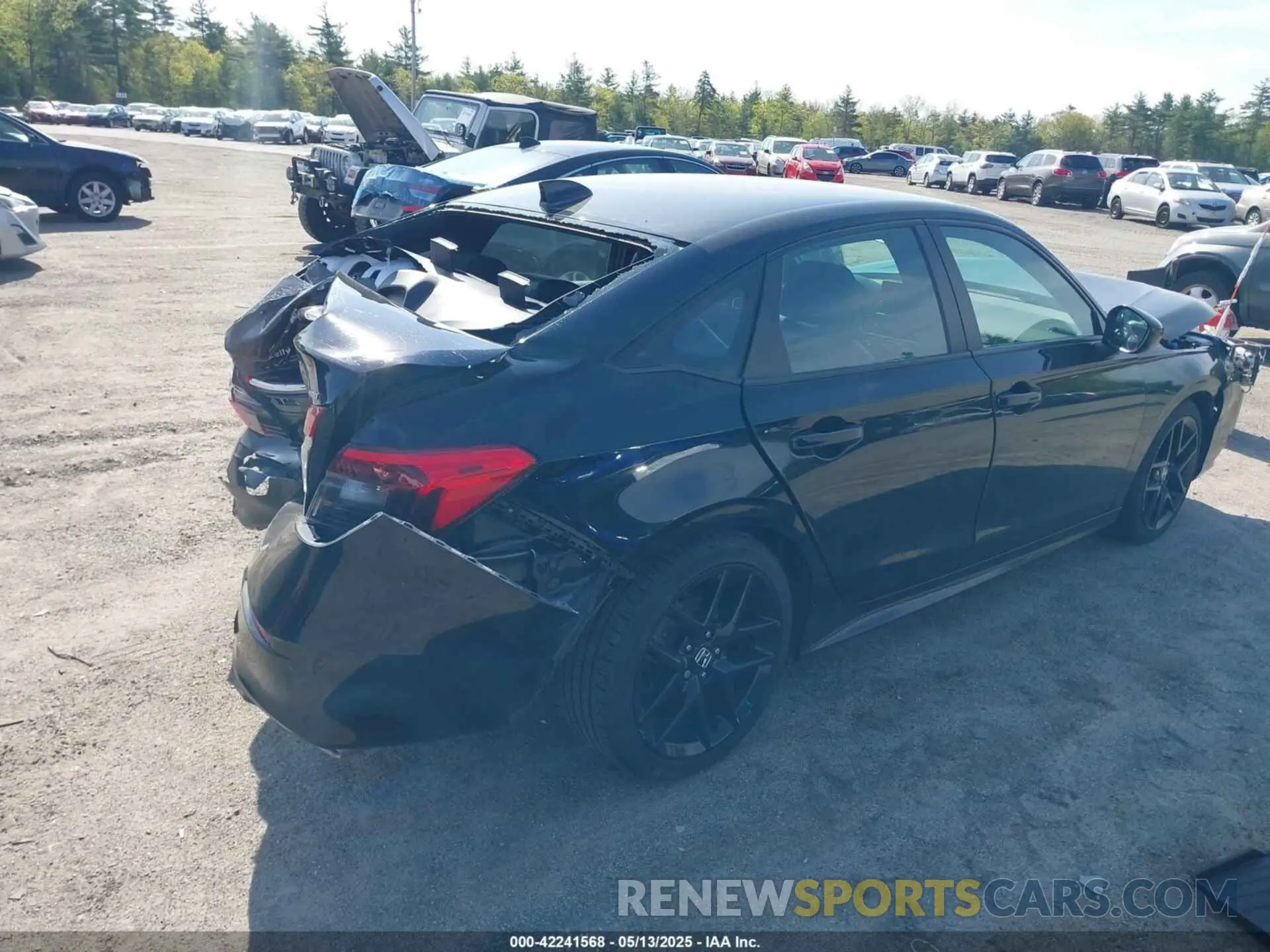 4 Photograph of a damaged car 2HGFE2F5XNH527381 HONDA CIVIC 2022