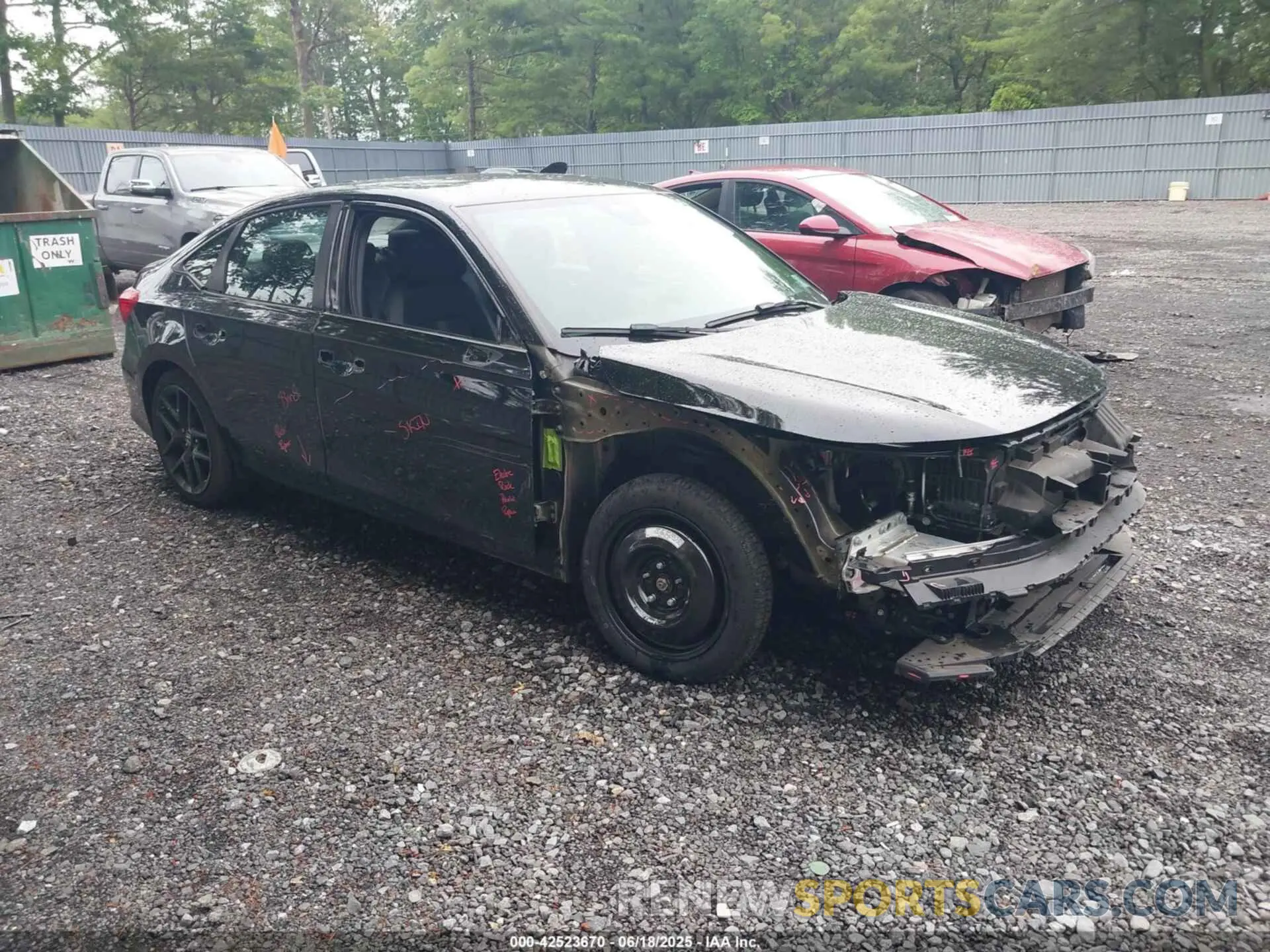 1 Photograph of a damaged car 2HGFE2F5XNH530684 HONDA CIVIC 2022