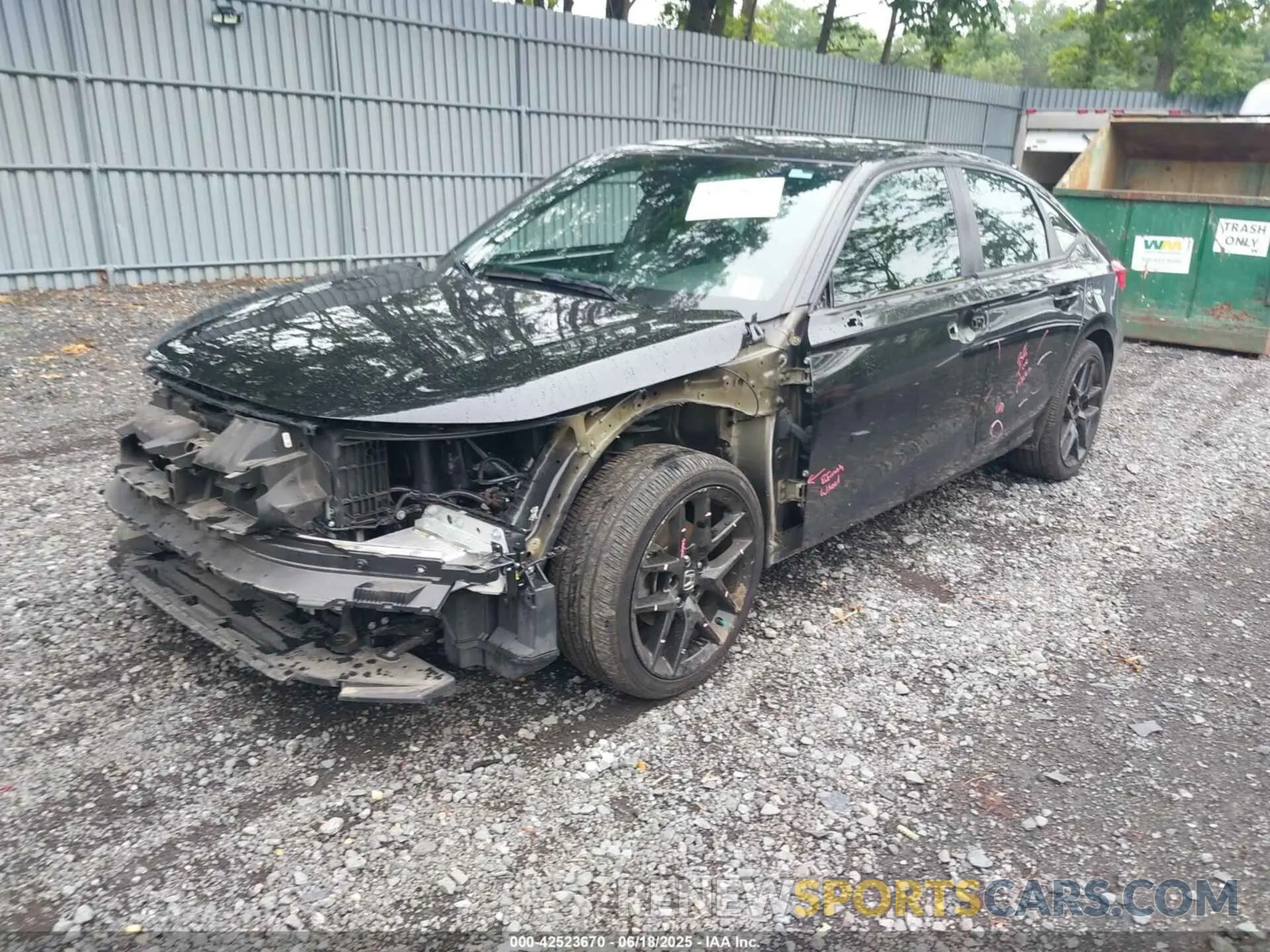 2 Photograph of a damaged car 2HGFE2F5XNH530684 HONDA CIVIC 2022