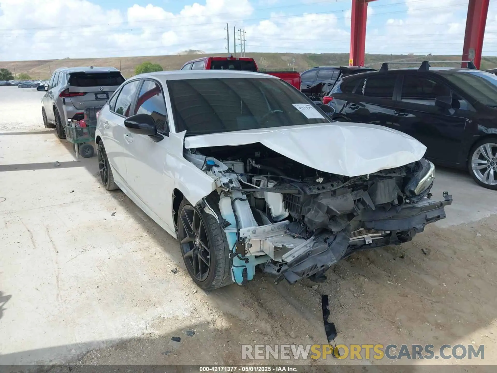 1 Photograph of a damaged car 2HGFE2F5XNH538882 HONDA CIVIC 2022