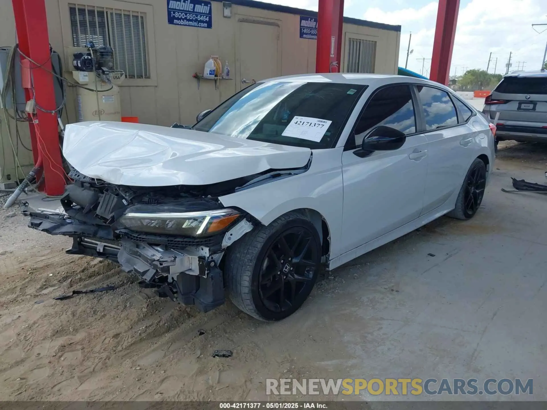 2 Photograph of a damaged car 2HGFE2F5XNH538882 HONDA CIVIC 2022