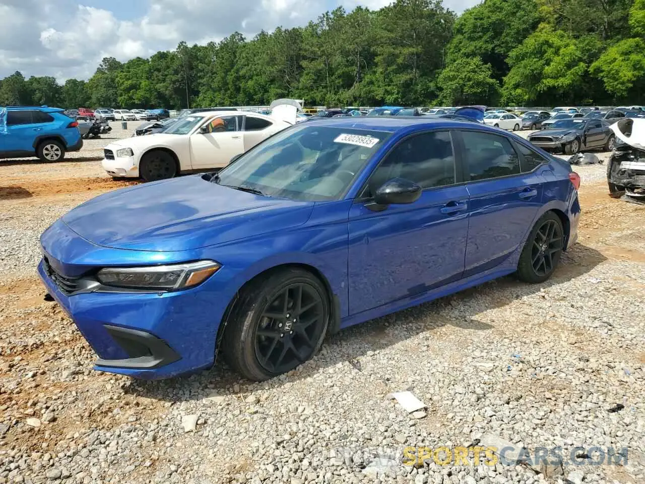 1 Photograph of a damaged car 2HGFE2F5XNH558095 HONDA CIVIC 2022