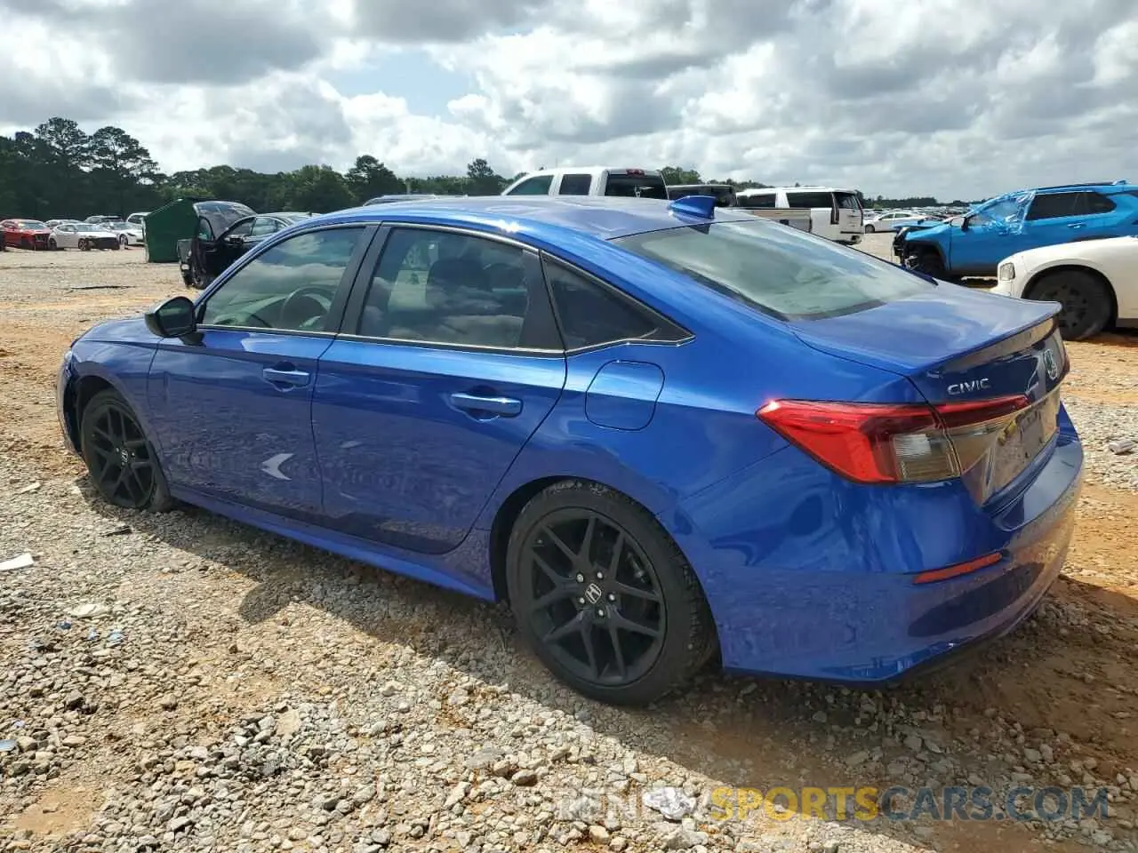 2 Photograph of a damaged car 2HGFE2F5XNH558095 HONDA CIVIC 2022