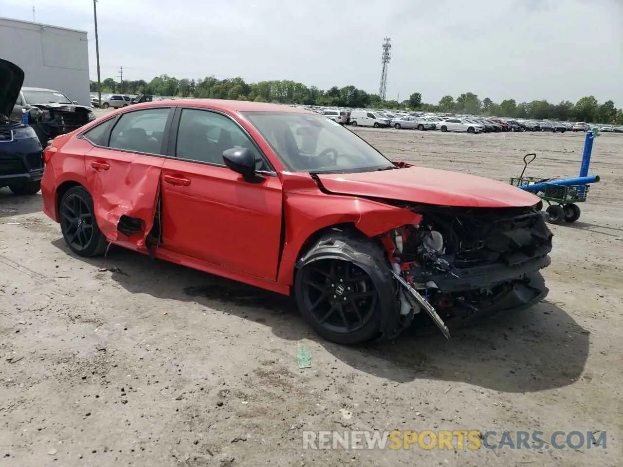 4 Photograph of a damaged car 2HGFE2F5XNH567914 HONDA CIVIC 2022