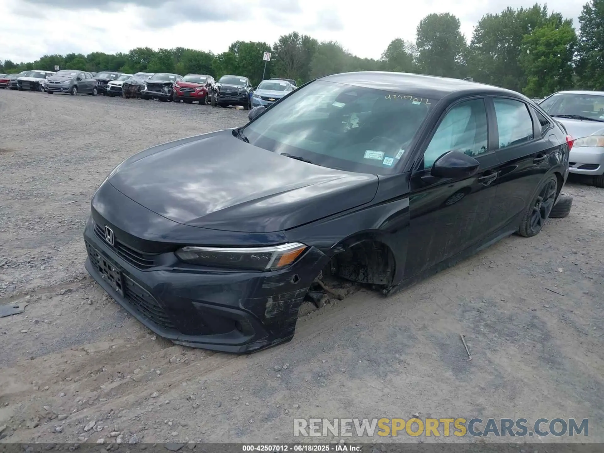 2 Photograph of a damaged car 2HGFE2F5XNH572112 HONDA CIVIC 2022