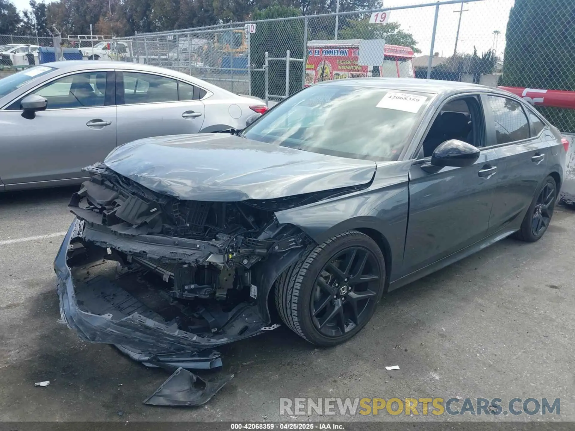 2 Photograph of a damaged car 2HGFE2F5XNH573972 HONDA CIVIC 2022