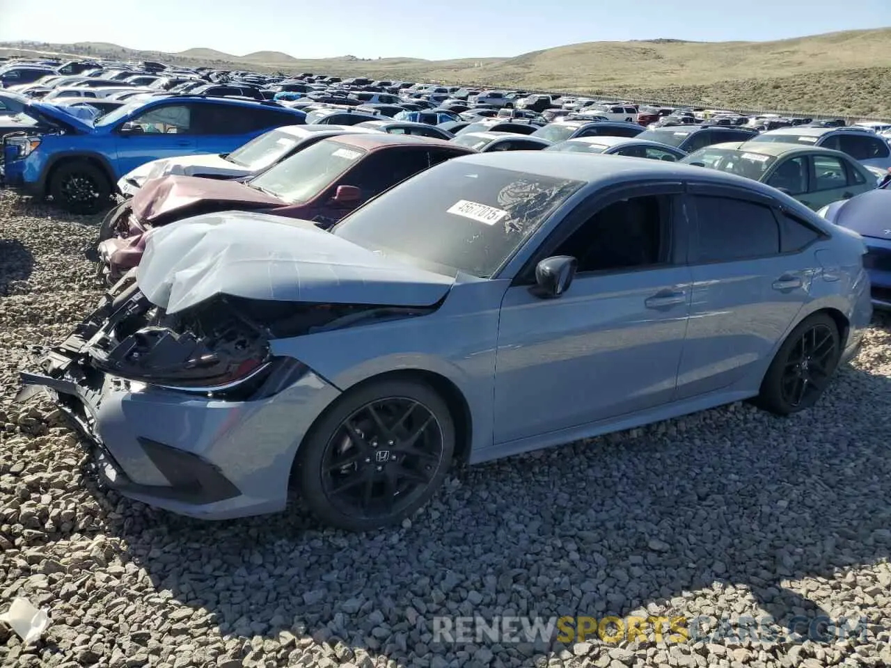 1 Photograph of a damaged car 2HGFE2F5XNH581165 HONDA CIVIC 2022