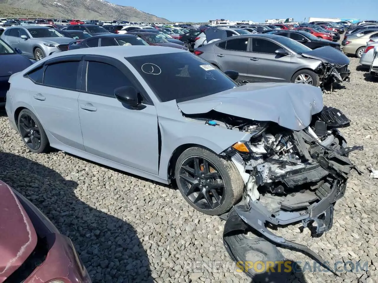 4 Photograph of a damaged car 2HGFE2F5XNH581165 HONDA CIVIC 2022