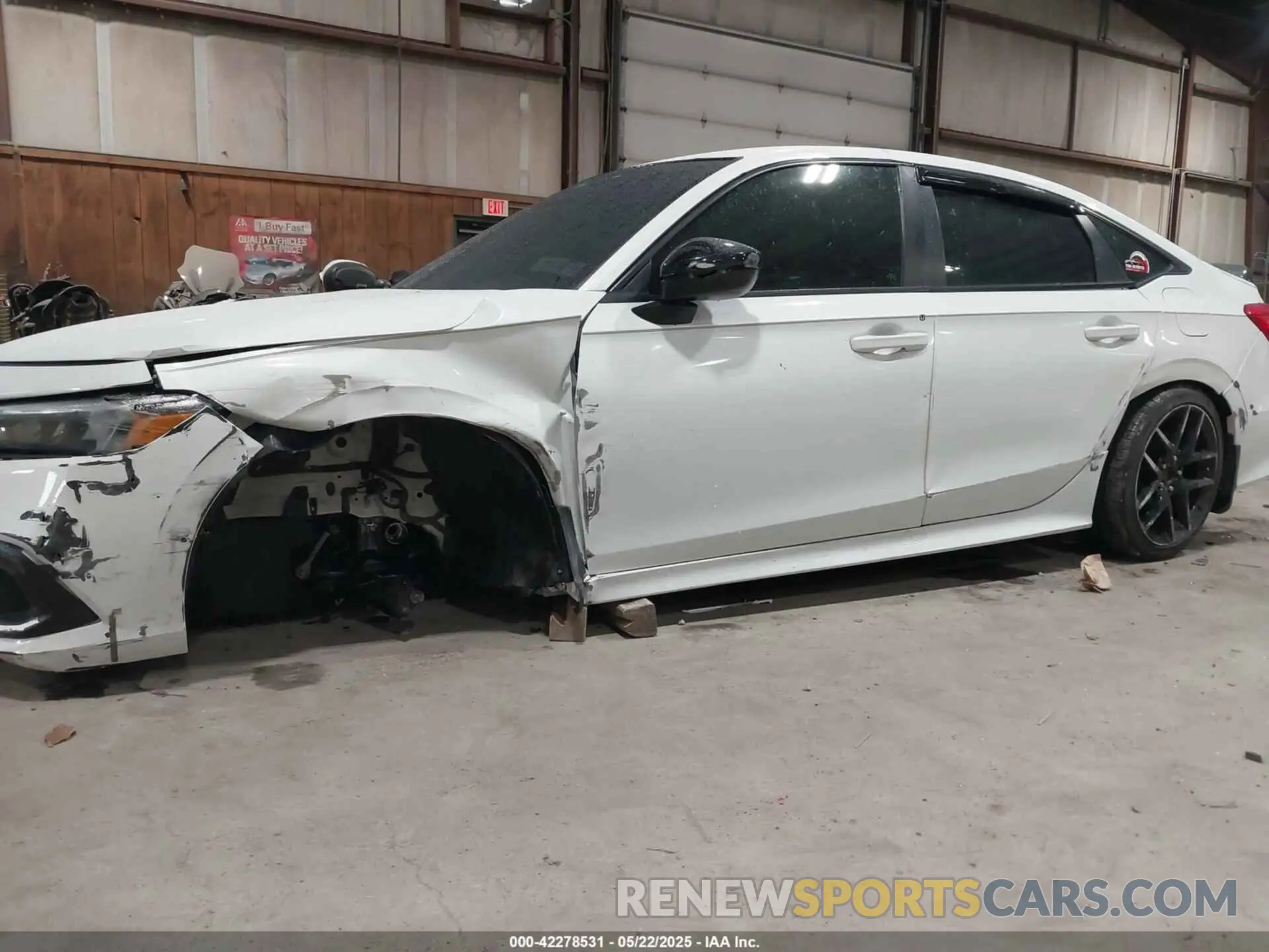 6 Photograph of a damaged car 2HGFE2F5XNH593705 HONDA CIVIC 2022