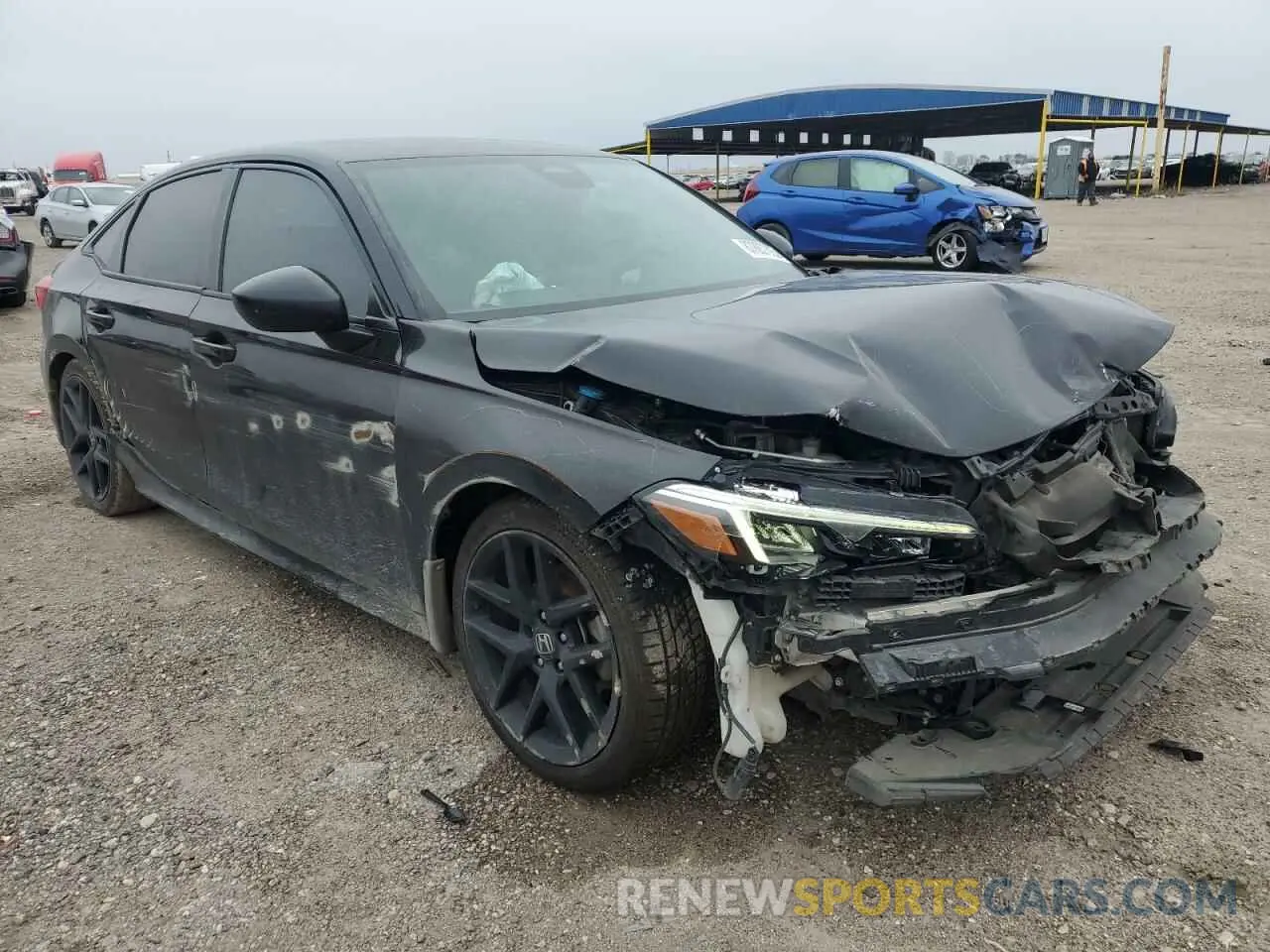 4 Photograph of a damaged car 2HGFE2F5XNH602421 HONDA CIVIC 2022