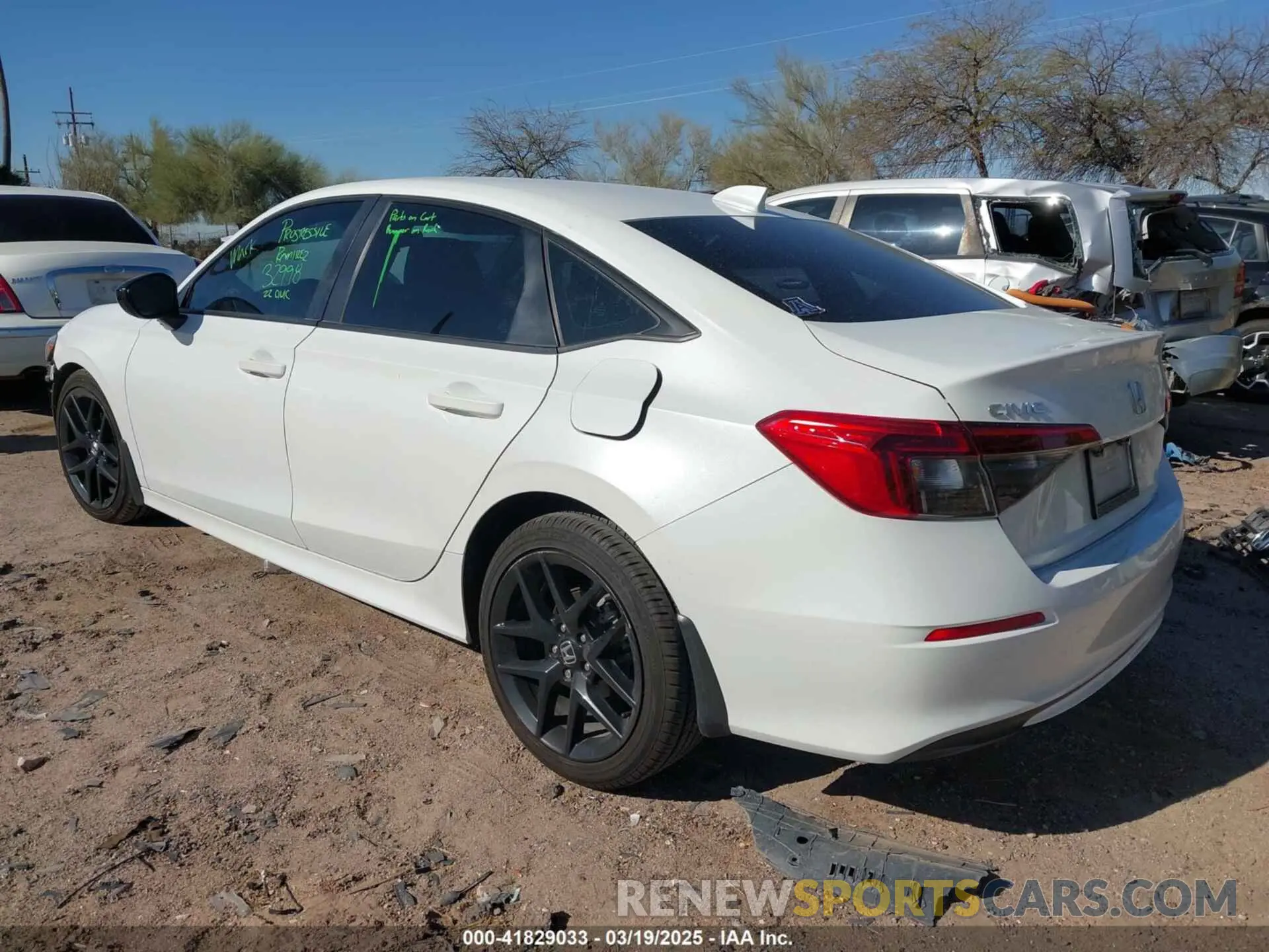 3 Photograph of a damaged car 2HGFE2F5XNH604976 HONDA CIVIC 2022